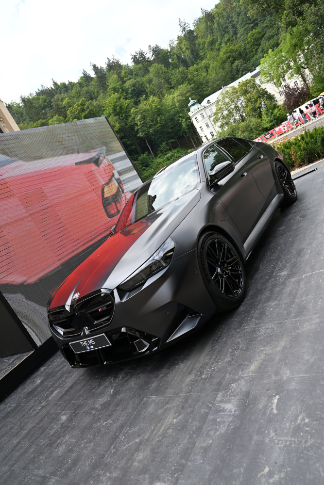 New BMW M5 in mat Grey color, Carlsbad, Karlovy Vary, Czech republic
